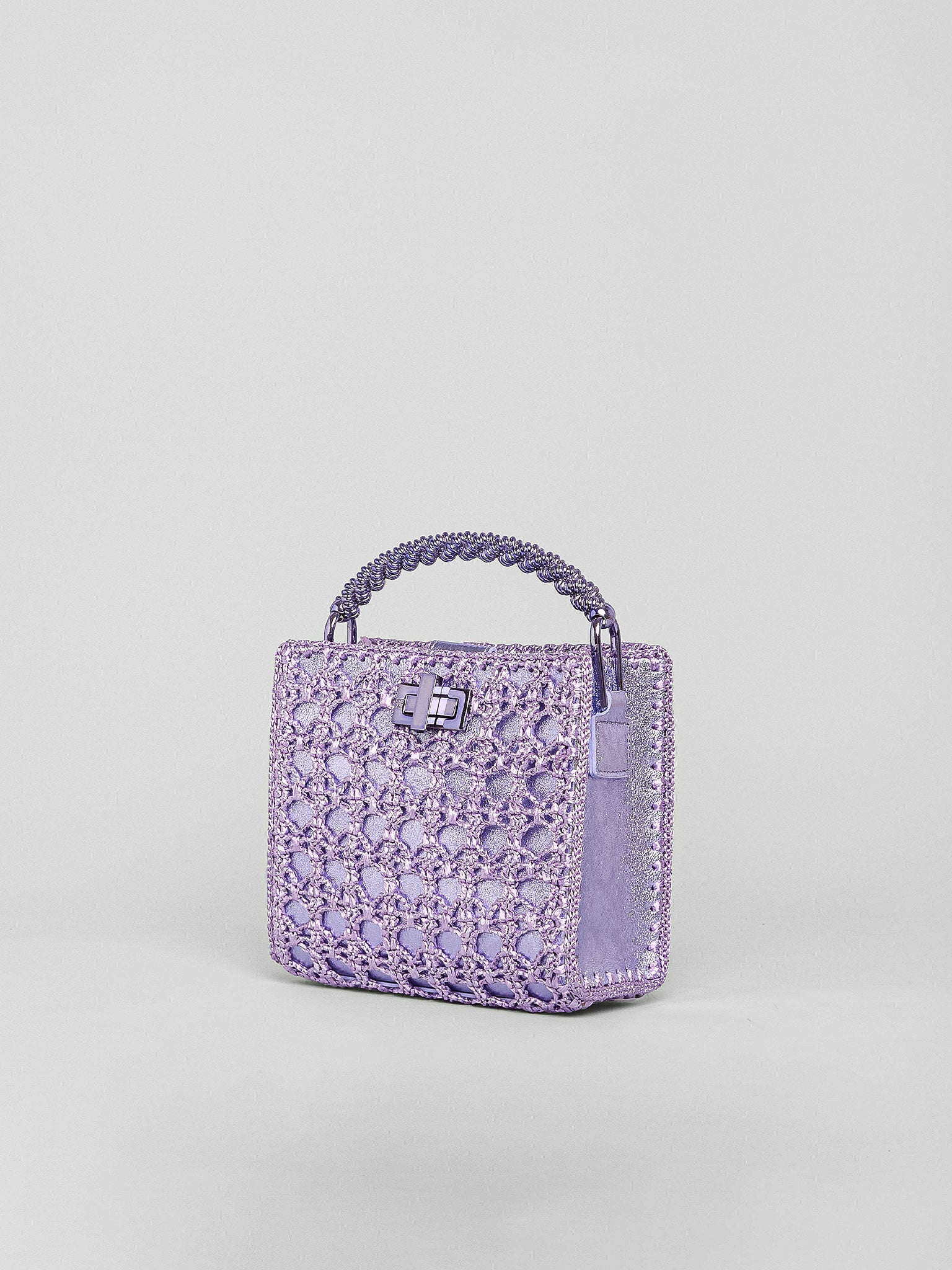 Sylvia Piccola Crochet Limited Edition Metallic Pervinca