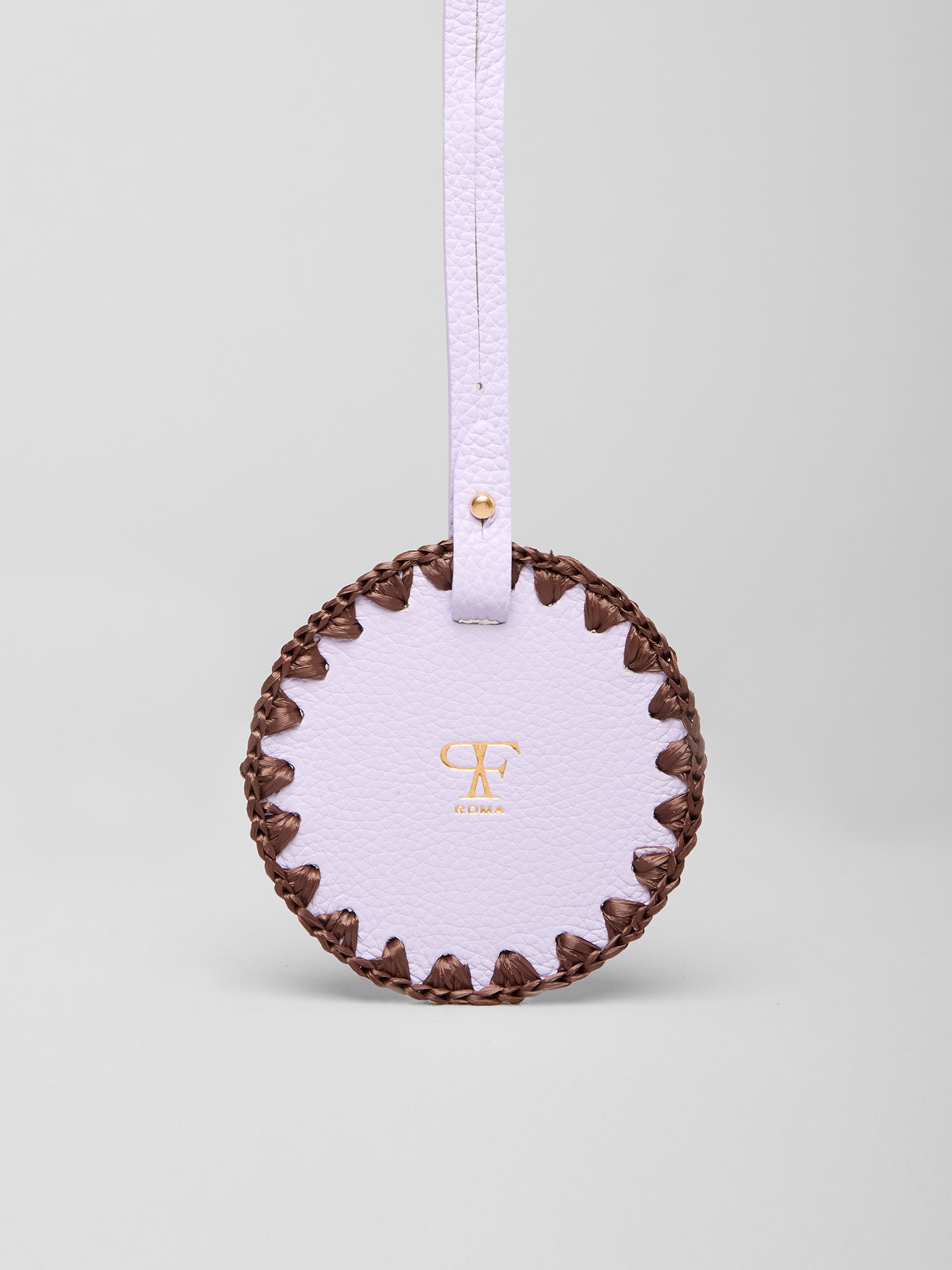 Charm for Bags Mirror Chocolate / Periwinkle