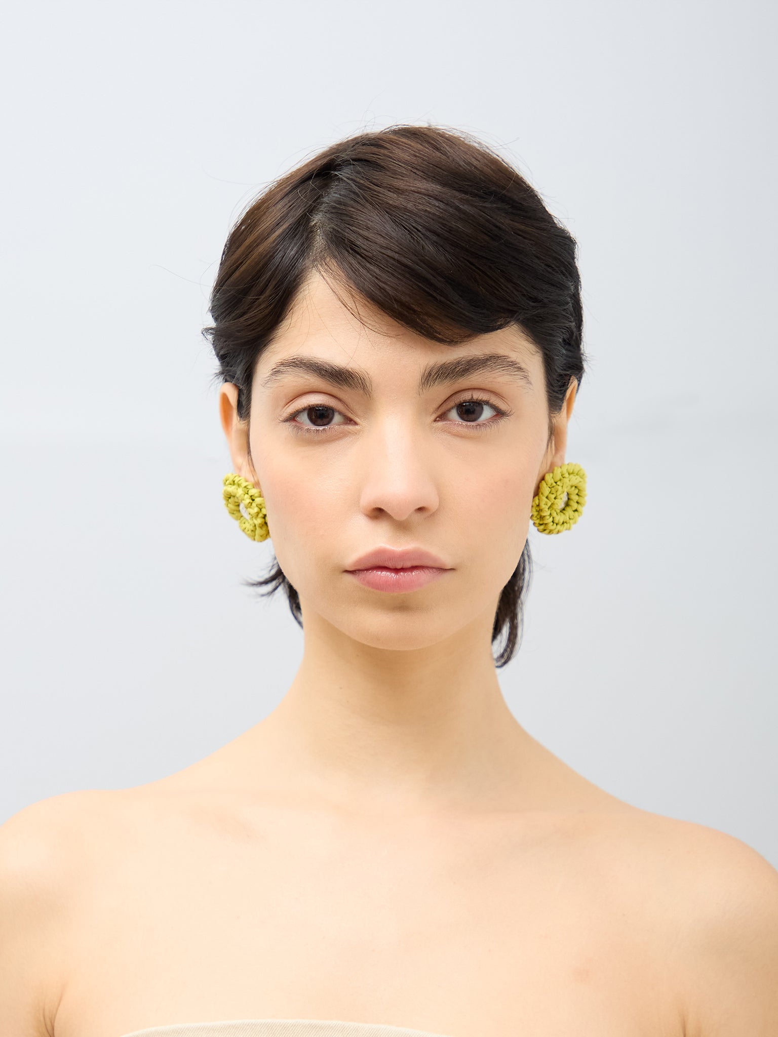Earrings Fiore Acid Yellow